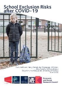 Publication Cover "School Exclusion Risks after COVID-19"